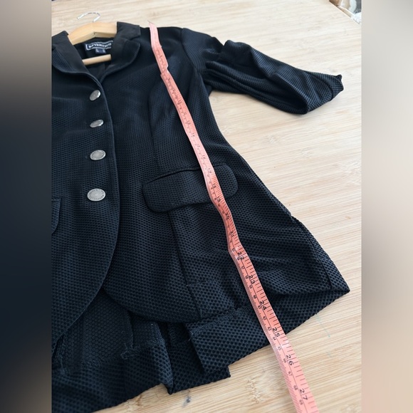 Equestrian Blazer - B//Vertigo - Gabrielle Womens Mesh Show Jacket - Black S-6 - Picture 8 of 12